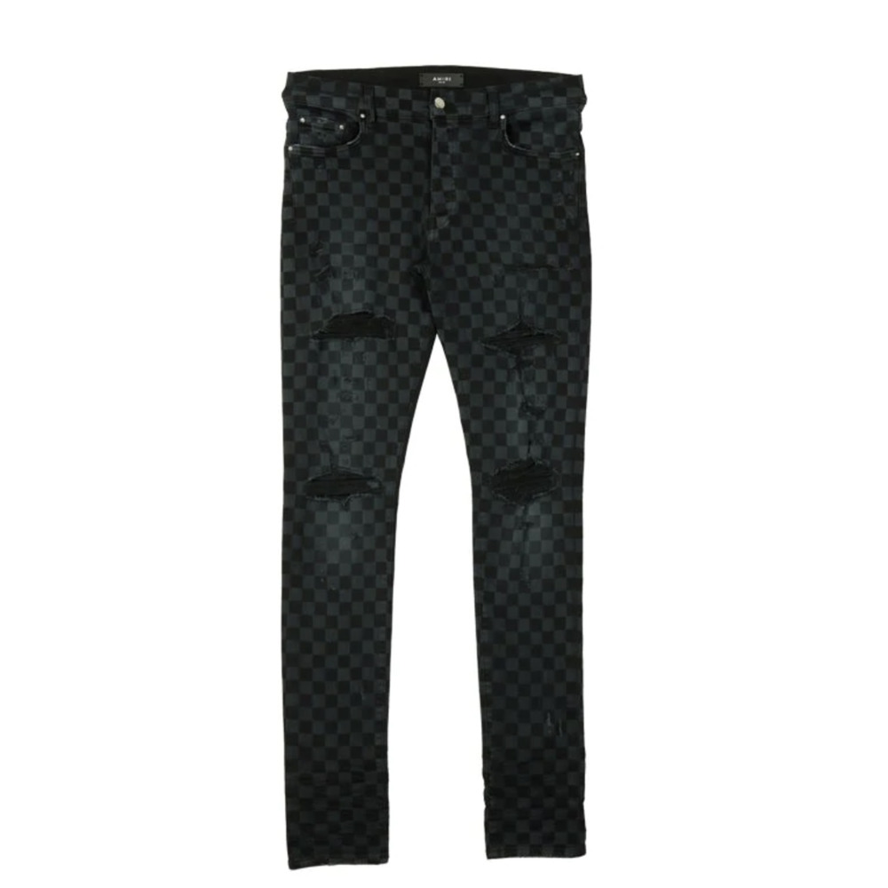Amiri laser check thrasher plus jeans black size 33